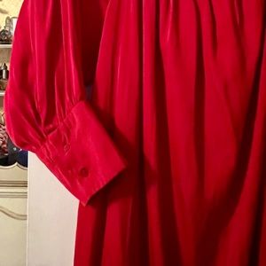 Bright Red, Gibson Latimer drop shoulder blouse